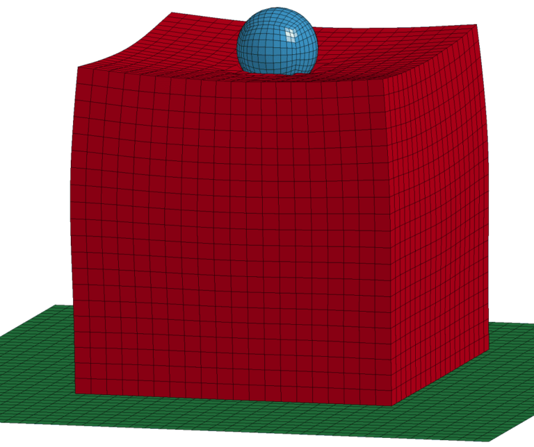 Dyna Examples Ball Rigid Ball and Block LS-Dyna Example Models - FEAssistant